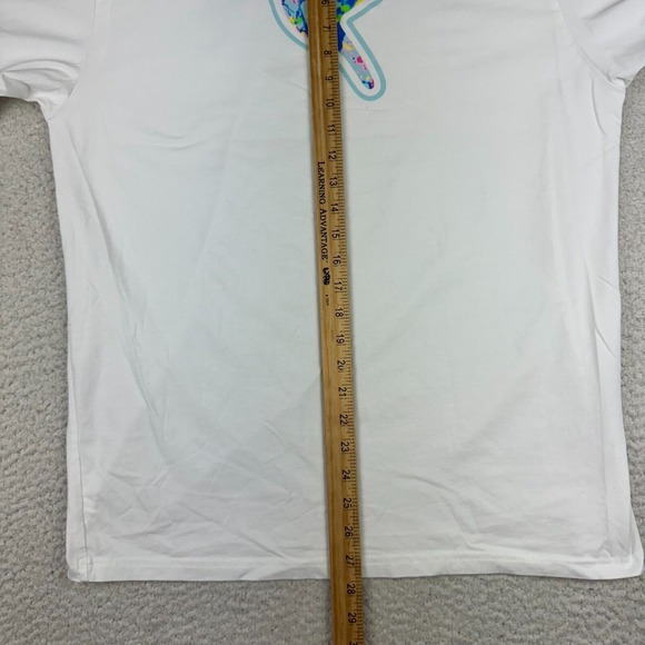 Birddogs T Shirt Mens XL Stretch Crew Neck Hummingbird Graphic Casual White - Picture 6 of 6